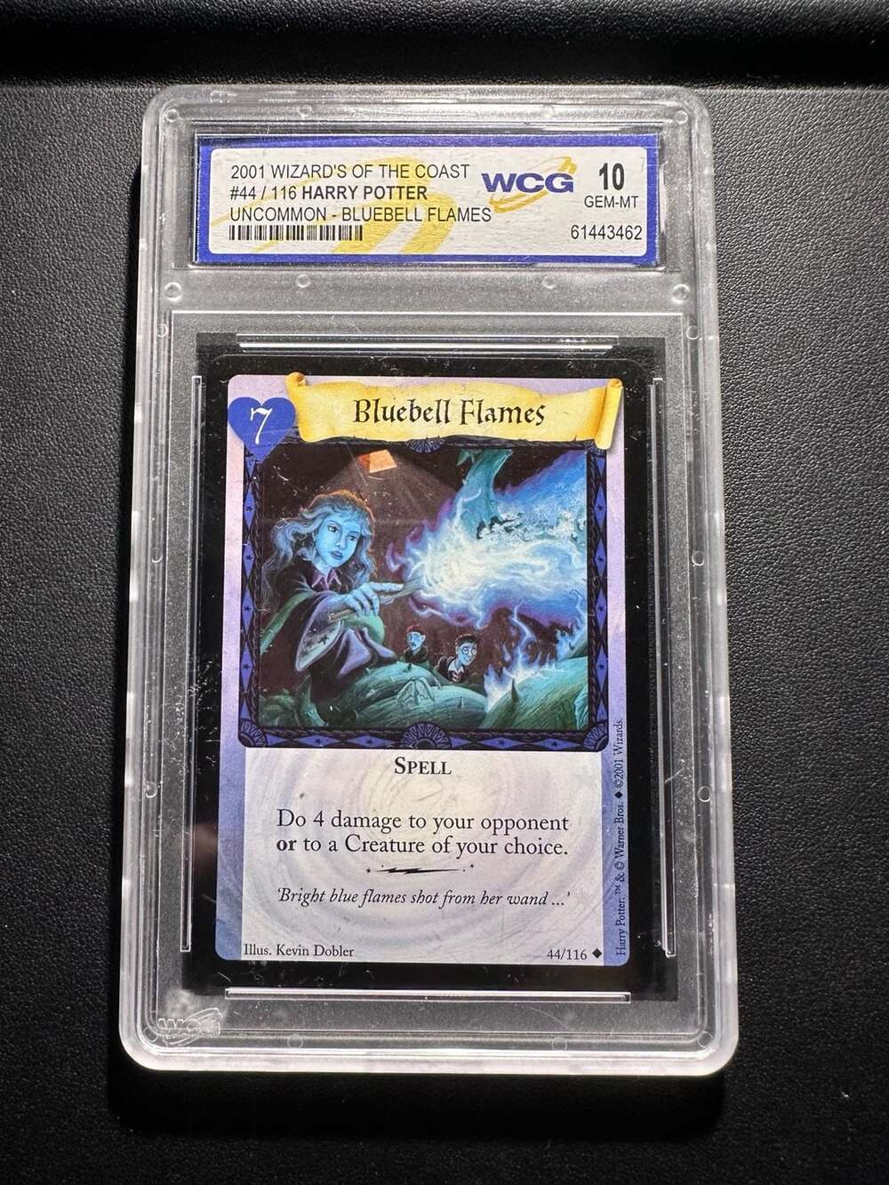 No.37 2001 Wizard's of the Coast Harry Potter TCG Bluebell Flames #44/116